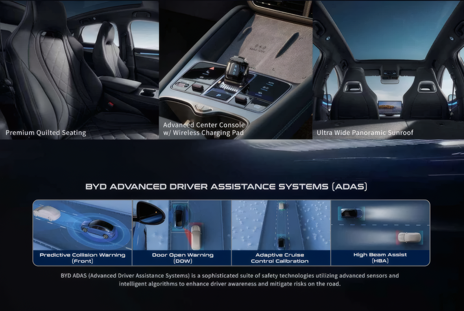BYD ADAS & Interior Features